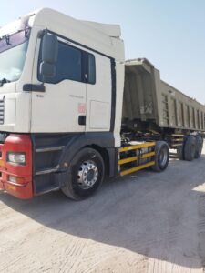 AVAILABLE FOR RENT – MAN DUMP TRUCK (2007 MODEL)