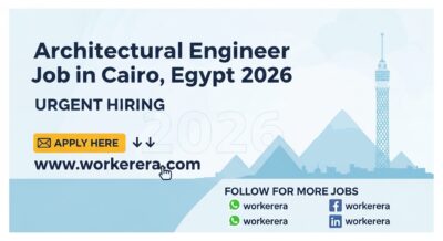 Urgent Hiring: Architectural Engineer Job in Cairo, Egypt 2026 | Architect Vacancy for Skilled Professionals