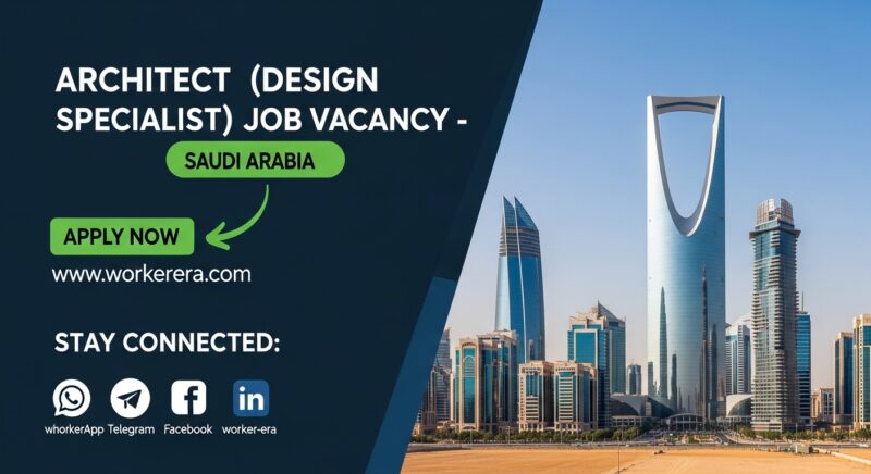Architect (Design Specialist) Job Vacancy – Madinah, Saudi Arabia | Urgent Hiring 2026