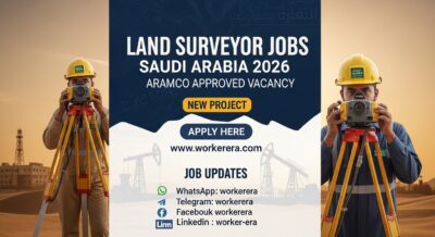 Land Surveyor Jobs in Saudi Arabia 2026 | Aramco Approved Vacancy | Nariyah Project (Immediate Mobilization)