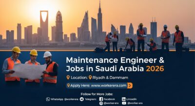Maintenance Engineer & Maintenance Foreman Jobs in Saudi Arabia 2026 | Careers Job 2026