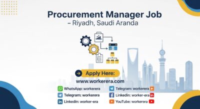Procurement Manager Job Vacancy in Riyadh Saudi Arabia 2026 | Healthcare Supply Chain Careers in KSA