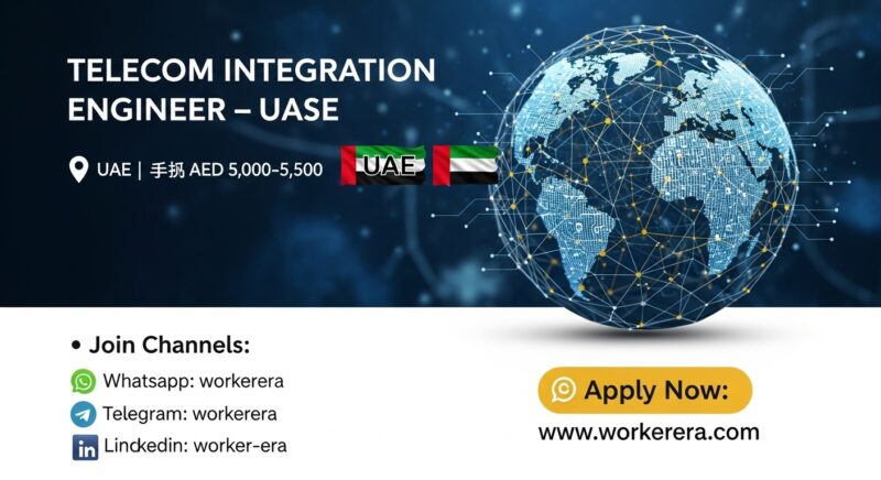 URGENT HIRING – TELECOM INTEGRATION ENGINEER (UAE PROJECT) 2026