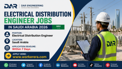 Electrical Distribution Engineer Jobs in Saudi Arabia 2026 at DAR Engineering | SEC Approved Electrical Distribution Engineer Careers in KSA