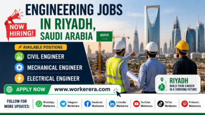 Engineering Jobs in Riyadh, Saudi Arabia 2026 – Civil, Mechanical and Electrical Engineers Required