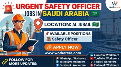 Safety Officer Jobs in Al Jubail, Saudi Arabia 2026 – Saudi Nationals Required in Construction Materials & Logistics Job