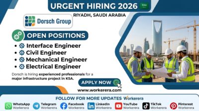 Infrastructure Jobs in Saudi Arabia 2026 – Engineers & Interface Engineer Vacancies
