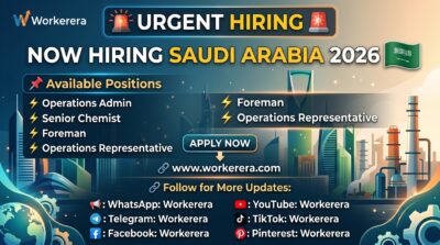 Environmental Services Jobs in Saudi Arabia 2026 | Multiple Career Opportunities