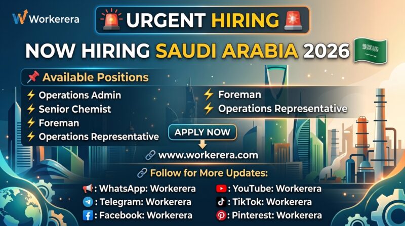 Environmental Services Jobs in Saudi Arabia 2026 | Multiple Career Opportunities