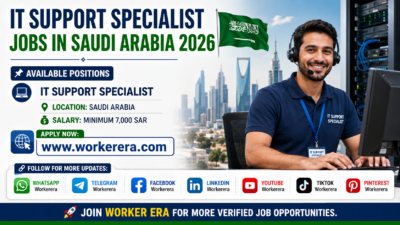 IT Support Specialist Jobs in Saudi Arabia 2026 – IT Career Opportunity for IT Professionals