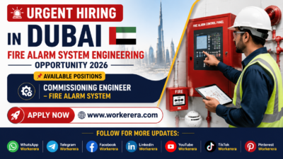 Commissioning Engineer (Fire Alarm System Jobs in Dubai, UAE 2026) | Fire Safety & Systems Engineering Career