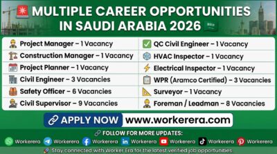 Multiple Opportunities in Saudi Arabia – 2026