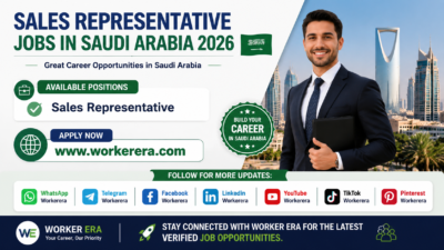 Sales Representative Jobs in Saudi Arabia 2026 – Saudi Company