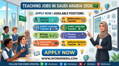 Teaching Jobs in Saudi Arabia 2026 | Science, Math, English, Arabic & More