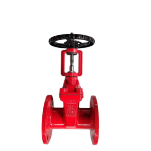 Gate Valve Rising DIN (Red) – 2" to 12" Inch | Premium DIN Standard Industrial Valves in Saudi Arabia