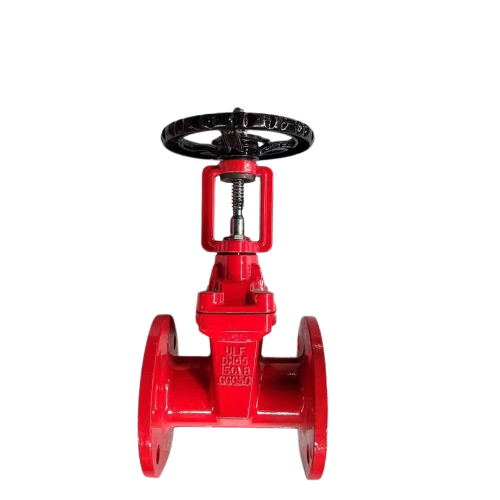 Gate Valve Rising DIN (Red) – 2" to 12" Inch | Premium DIN Standard Industrial Valves in Saudi Arabia