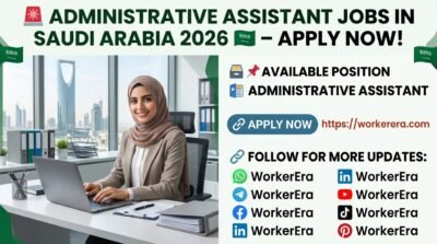 Administrative Assistant Jobs in Saudi Arabia 2026 | Apply via Email