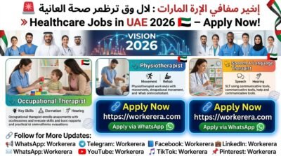 Occupational Therapist, Physiotherapist & Speech and Language Therapist Jobs in UAE 2026,
