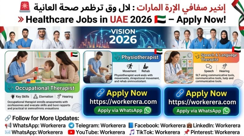 Occupational Therapist, Physiotherapist & Speech and Language Therapist Jobs in UAE 2026,