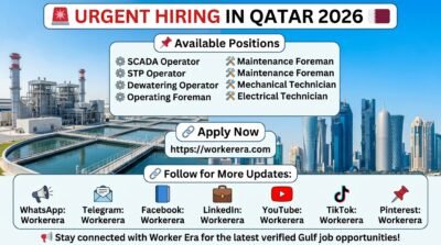 High Project Jobs in Qatar 2026 | Technical, Maintenance & Plant Operations Careers