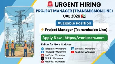 Project Manager (Transmission Line) Jobs in UAE 2026 | Apply Today,