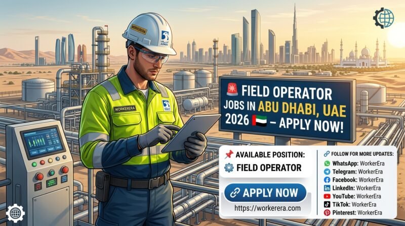 Field Operator Jobs in Abu Dhabi, UAE – 2026 | Apply Today