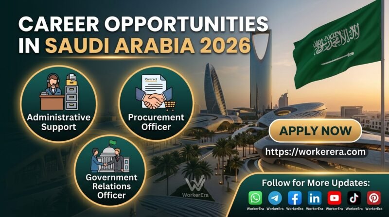 Career Opportunities in Saudi Arabia 2026 – Administrative, Procurement & Government Relations Jobs