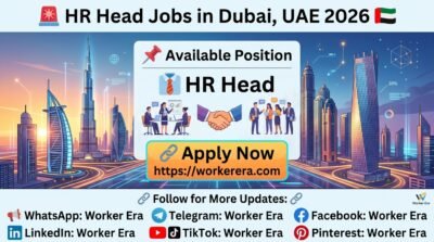 HR Head Jobs in Dubai, UAE 2026 | Senior Human Resources Leadership Opportunity