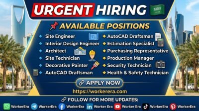 Multiple Engineering, Technical & Management Career Opportunities in Riyadh, Saudi Arabia