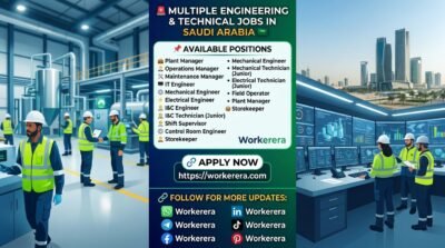 Multiple Engineering, Operations, and Technical Careers in Riyadh Region, Saudi Arabia