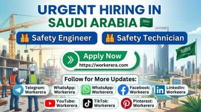 Safety Engineer and Safety Technician Jobs in Makkah & Riyadh, Saudi Arabia