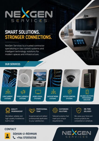 Smart Solutions. Stronger Connections 📞 +966 570550358