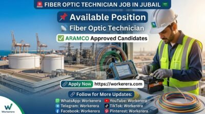 Fiber Optic Technician Jobs in Jubail, Saudi Arabia – ARAMCO Approved