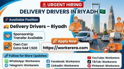 Delivery Driver Jobs in Riyadh, Saudi Arabia