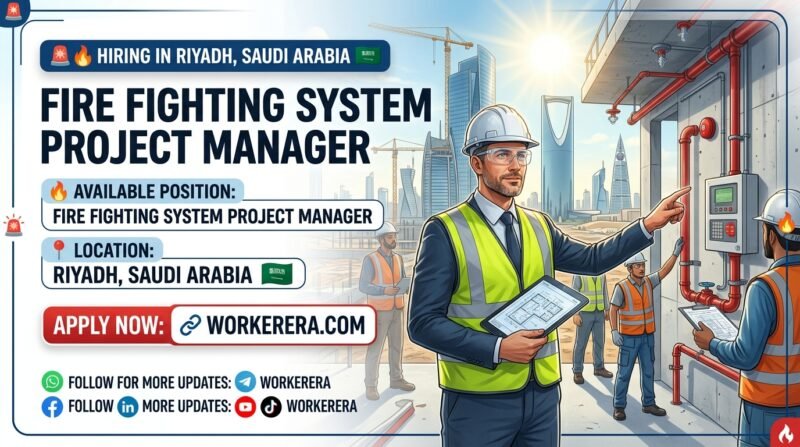 Fire Fighting System Project Manager – Riyadh, Saudi Arabia