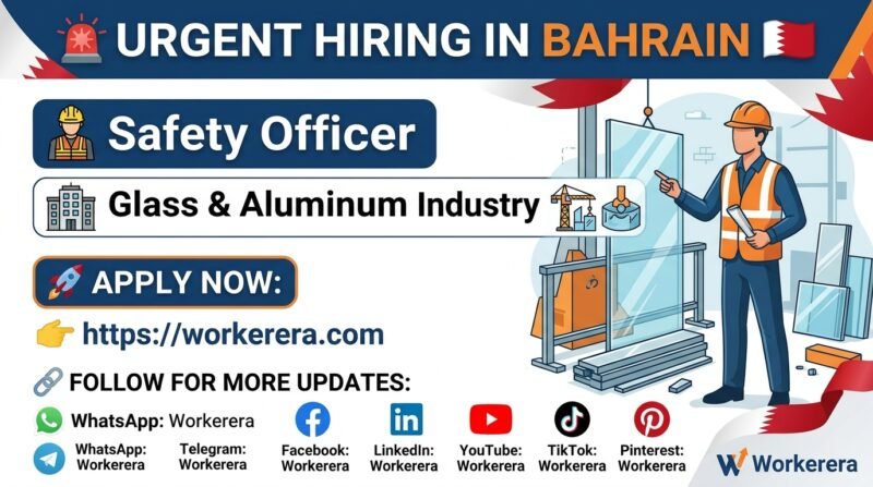 Safety Officer Jobs in Bahrain | Urgent Hiring| Apply Now,