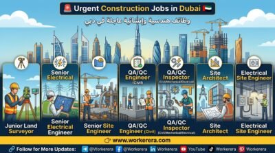 Urgent Construction Industry Jobs in Dubai – Multiple Vacancies
