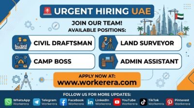 Urgent Construction Jobs in UAE – Multiple Vacancies