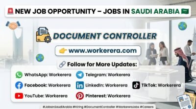 Document Controller Jobs in Saudi Arabia – Apply Now for New Career Opportunity