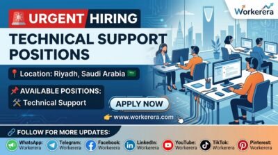 Technical Support Jobs in Riyadh, Saudi Arabia