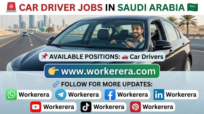 Car Driver Jobs in Saudi Arabia