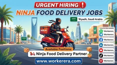 Ninja Food Delivery Partner Jobs in Riyadh, Saudi Arabia – Earn Up to SAR 6,000+