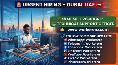Technical Support Officer Jobs in Dubai, UAE