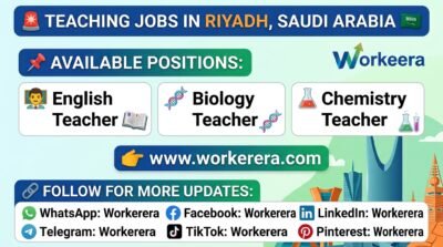 International School Teaching Jobs in Riyadh, Saudi Arabia